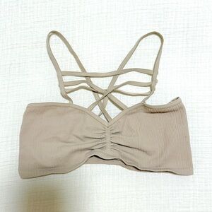 Free People Intimately | Strappy Bralette | Tan | XS/S | Like New